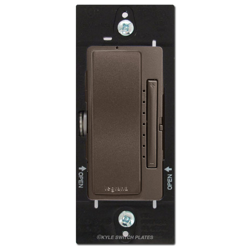Dark Bronze LED CFL Multi Location Dimmer Accessory Switch Legrand