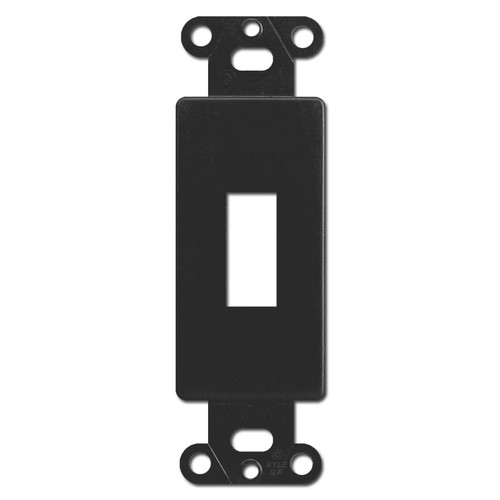 Black Toggle Switch Plate Insert Convert Decora Plates