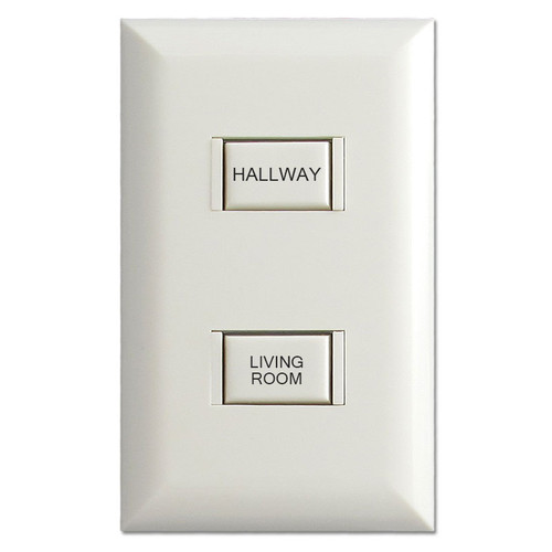 Engraved 3-Button Low Voltage Touch-Plate 5003 Switch