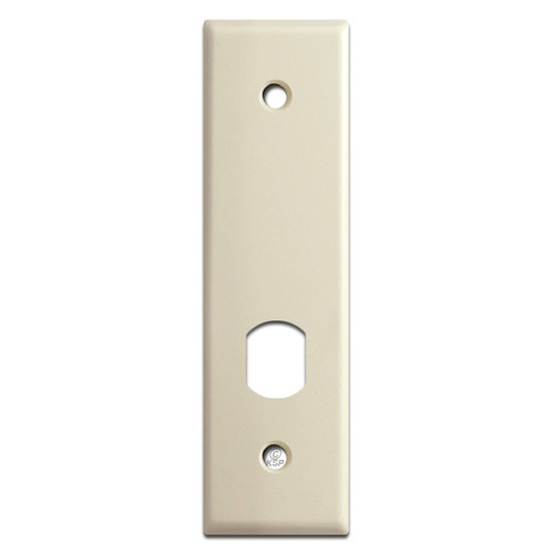 Tall Skinny Offset 1 Despard Switch Plate - Ivory