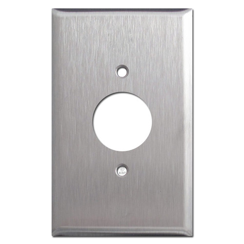 Oversized 1.62" Locking Twist Outlet Plate - Stainless Steel