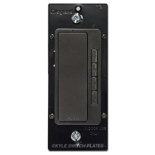 Black 4-Button Digital Timer - Legrand Radiant