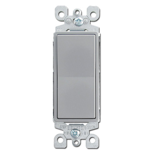 Gray 4 Way Decora Switch | Kyle Switch Plates