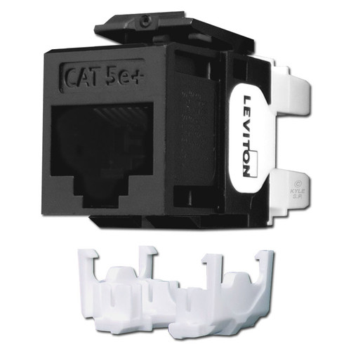 Leviton White GigaMax Cat 5e+ Ethernet Jack | Kyle Switch Plates