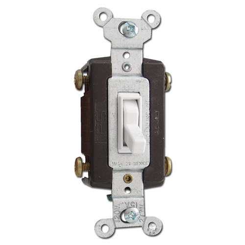 White 4 Way Toggle Switch