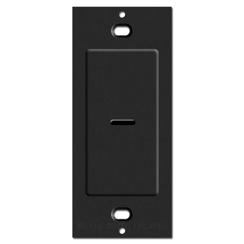 Touch-Plate 1 Button Ultra Low Voltage Switch - Black