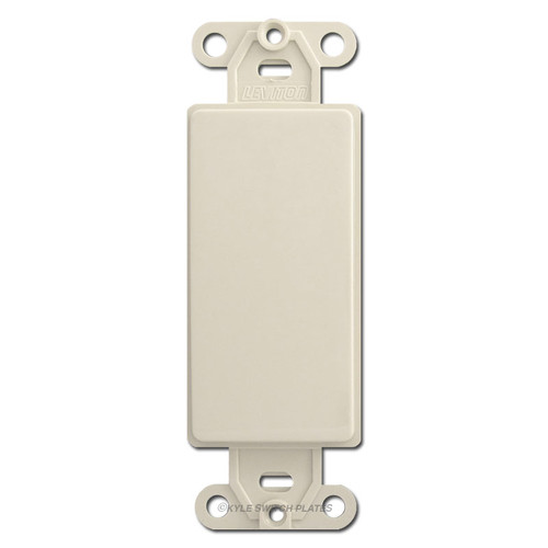 Light Almond Decora to Blank Switch Plate Adapters