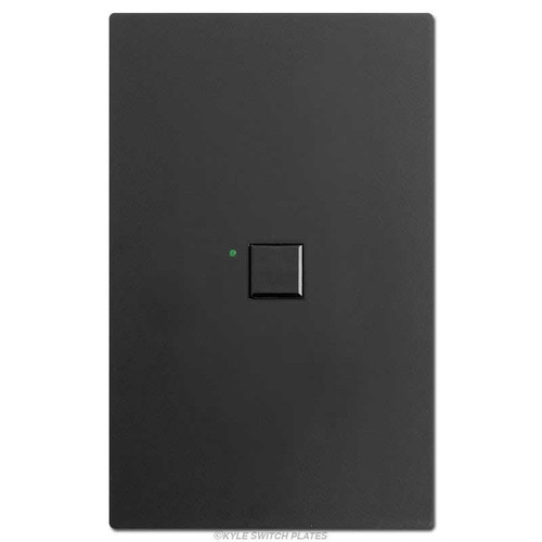 Touch Plate Low Voltage 1 Switch LED Mystique - Black