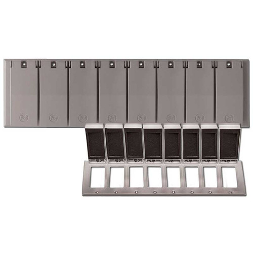 Weather-Safe 8 Decor Wall Plate Covers for Wet Locations