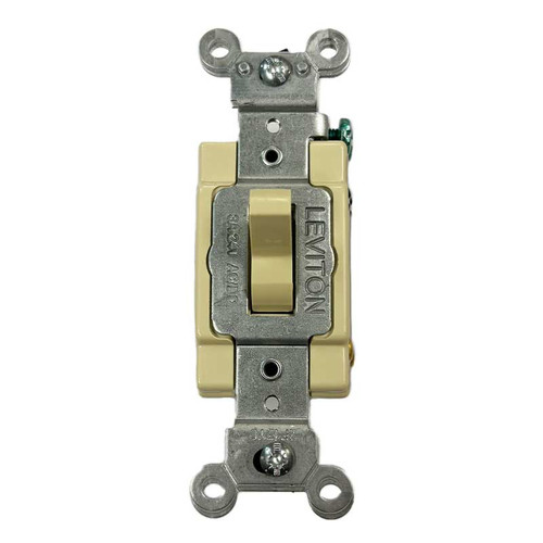 Momentary SPST Low Voltage Toggle Switch 24V 3A - Ivory