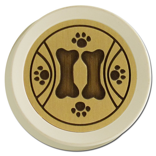 Paw Prints and Bones Rotary Light Dimmer Knobs