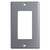 1 Rocker Light Switch Cover - Gray