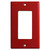 Single Decora Rocker Light Switch Plates - Red