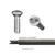 Spanner Head Switch Plate Screws & Screwdriver