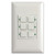 White Touch Plate Low Voltage Classic - 6 Buttons Control Switch