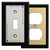 Decorative Black Switch Plates & Outlet Covers