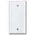 Narrow 2.25" Blank Switchplate Cover - White