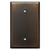 Single Gang Blank Oversized Wall Plate - Oil Rubbed Bronze
