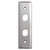 6" Tall Skinny 2 Despard Switch Plates - Satin Stainless Steel