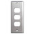 Thin 3 Despard Switch Wall Plates - Spec Grade Stainless Steel