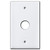 7/8" Opening Wall Switch Plates for Round Devices - White