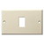 Replacement 1 GE Old Type Low Voltage Switch Plate - Ivory