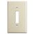 Older Style Long Toggle Double Pole Double Throw Cover - Ivory
