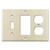 1-Toggle 1-Decora 1-Outlet Switch Plate Covers - Ivory