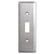 1.5" Thin Toggle Wall Cover Plates - Satin Stainless Steel