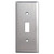 2" Small Toggle Wall Covers - Satin Stainless Steel