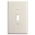 Jumbo Single Toggle Wall Cover Plates - Light Almond