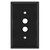 1 Gang Push Button Light Switch Covers - Black