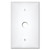 Midway Telephone Cable Plastic Wall Plate Covers - White