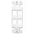 Leviton White Quickport 4 Port Frame for Modular Jacks