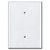 White Over 6" Tall Oversized Blank Light Switch Cover Plate