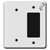 Tall Blank Decora Outlet or Rocker Light Switch Cover