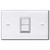 1 GE Low Voltage Switch & Light Plate Replacement Set - All White