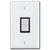 GE Low Voltage Vertical 1 Switch Wall Plate Set - Black/White GE Low Voltage Vertical 1 Switch Wall Plate Set - Black/White