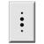 Oversized 1 Push Button Light Switch Covers