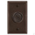 Brown Rotary Dimmer Knob & Plate Cover