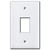 Retracting Awning Mini Rocker Switch Covers - White
