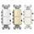 3-Way Stacked Decora Rocker Switches 20A Leviton 5640 