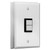 GE Low Voltage 1 Switch Surface Mount Wall Plate Unit - White