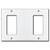 Rocker Blank Rocker Light Switch Cover - White