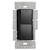 Satin Black Rocker Dimmer Switch - CFL LED Incandescent Lutron