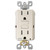 AFCI Receptacle Leviton 15A TR - Light Almond