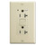 20A AFCI Outlets - Ivory