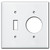 Toggle + 1.6" 20A 30A Twist Locking Outlet Receptacle - White Toggle + 1.6" 20A 30A Twist Locking Outlet Receptacle - White