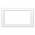 Oversized Gap Filler Wall Plate Extender Depth Ring - 4 Gang