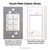 Touch Plate Classic Series features Screwless Switch Plates